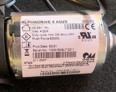 OKIN ALPHADRIVE 5 ASZ5 90038 LABEL